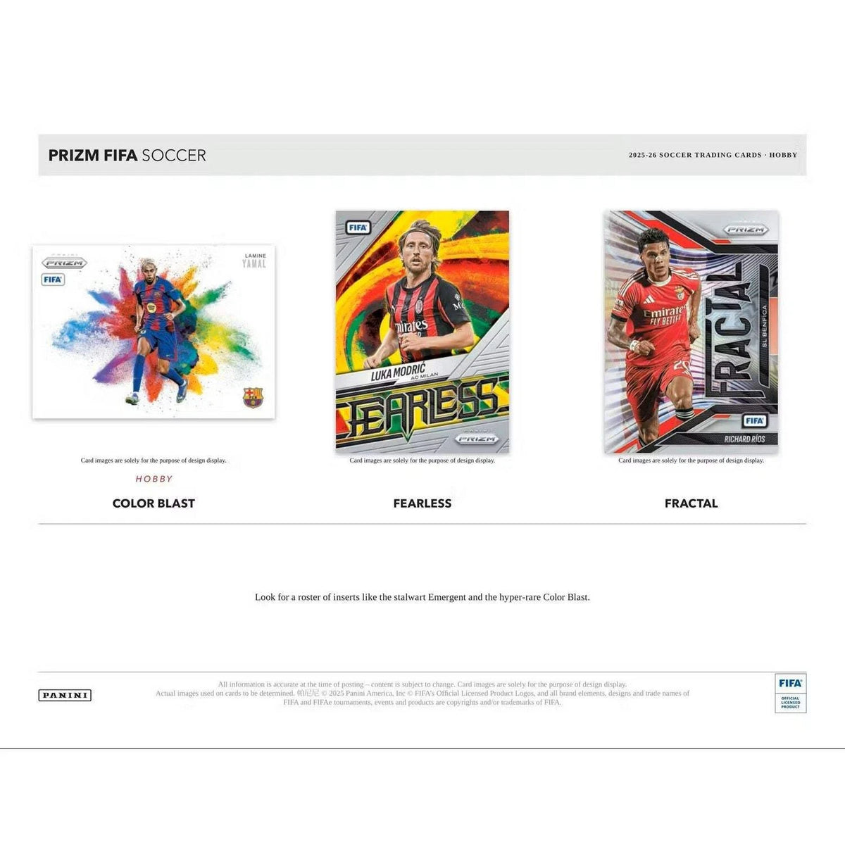 Panini Prizm: 2025-26 FIFA Hobby box
