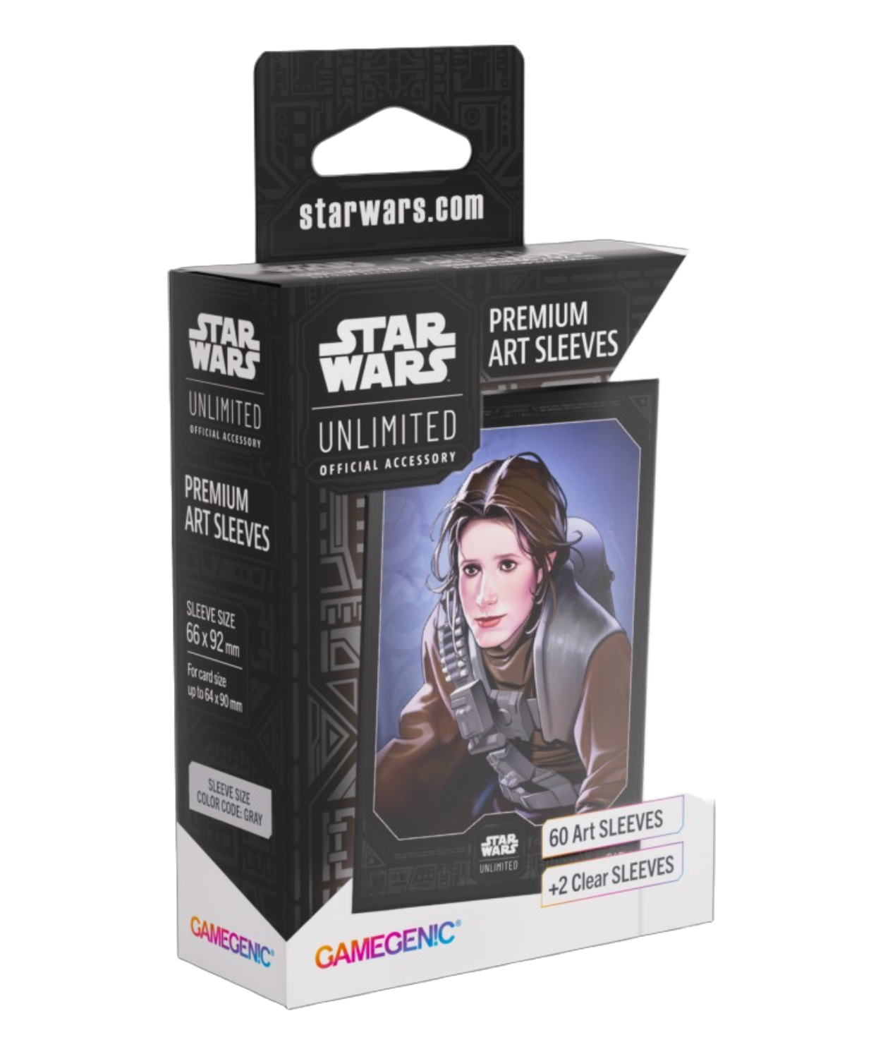 Koszulki ochronne Gemegenic Star Wars: Unlimited Leia Organa (60 szt.)