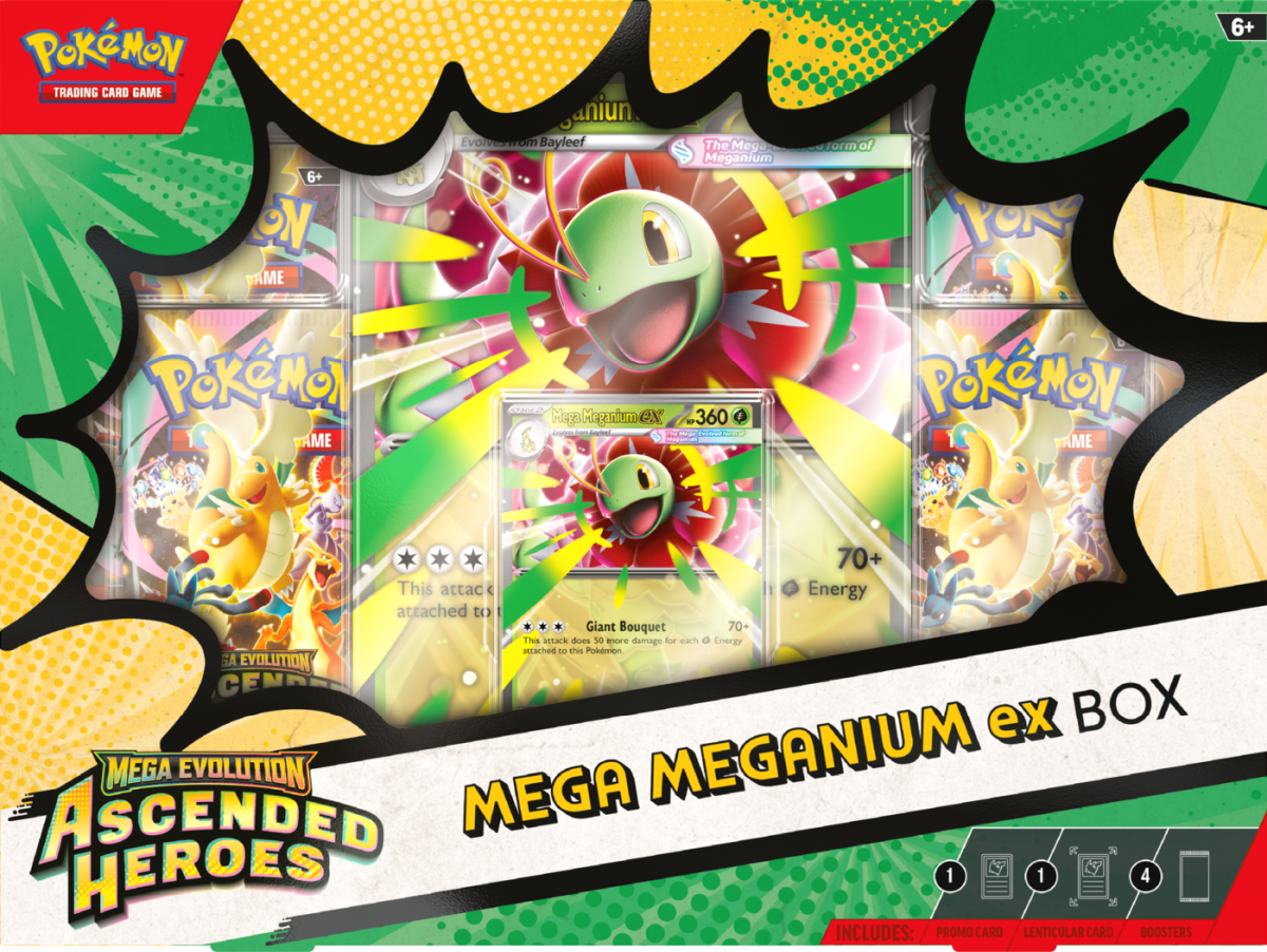 PREORDER: Pokemon Ascended Heroes: Mega Meganium ex Box