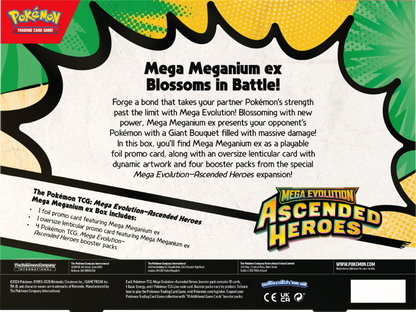 PREORDER: Pokemon Ascended Heroes: Mega Meganium ex Box