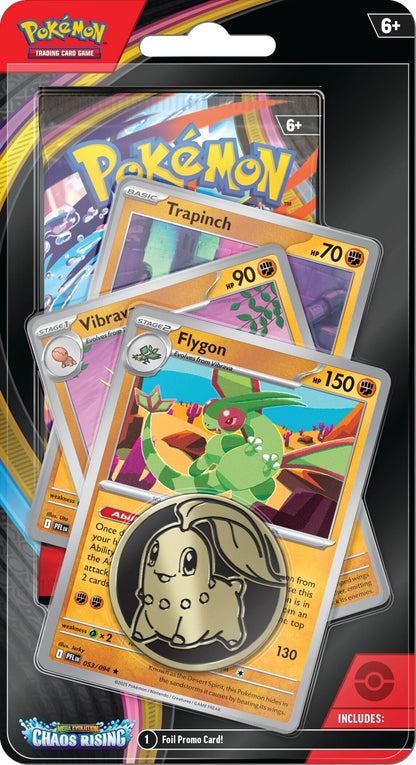 PREORDER: Pokémon TCG: Mega Evolution - Chaos Rising Premium Checklane Blister - Flygon