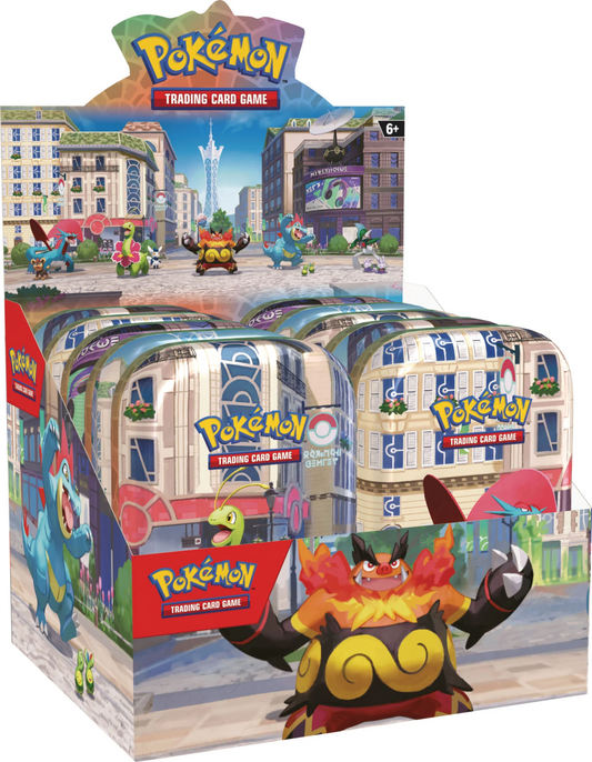 Pokémon TCG: Lumiose City Min Tin Display (10)