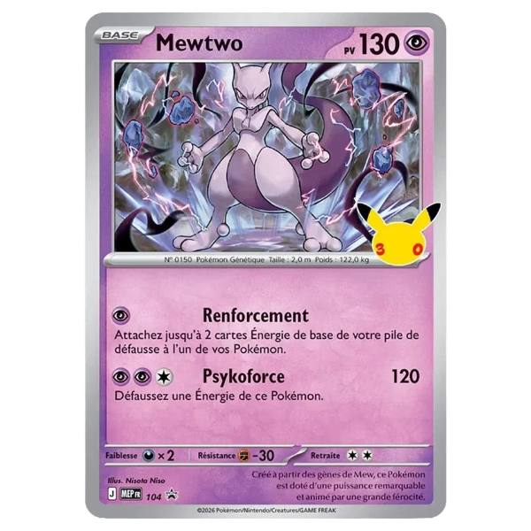 Pokémon TCG: 30th Celebration: Mewtwo Figure Collection