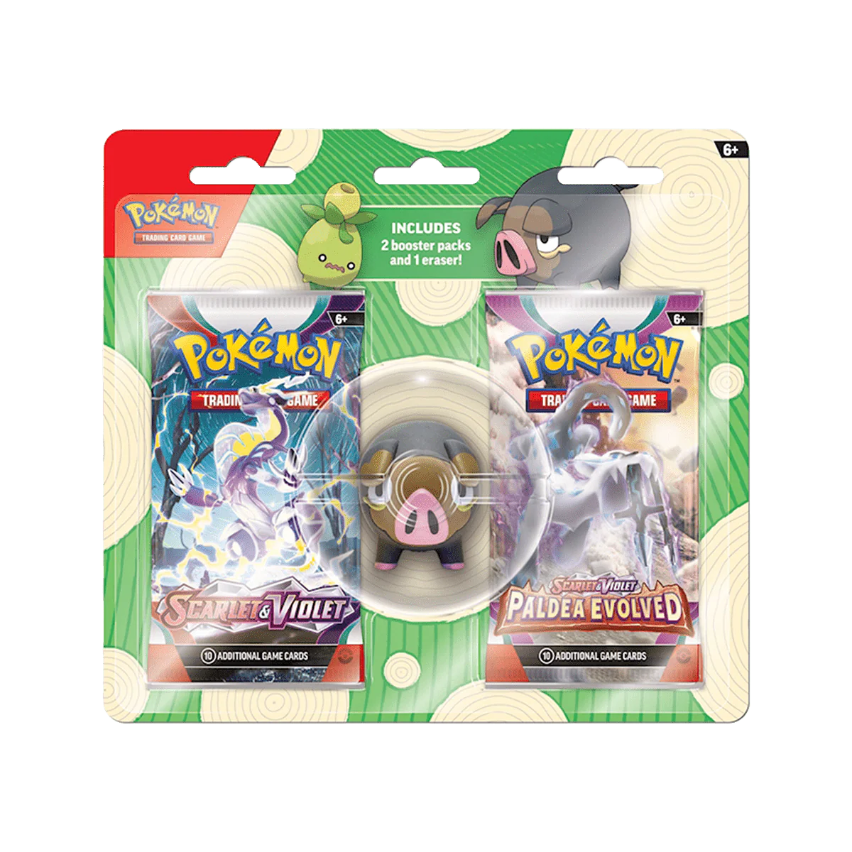 Pokemon TCG: Back to School Eraser Blister