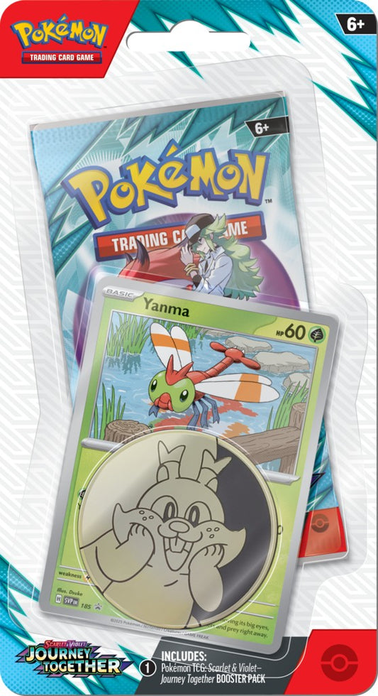 Pokémon TCG: Scarlet & Violet - Journey Together - Checklane Blister - Yanma