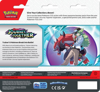 Pokémon TCG: Scarlet & Violet - Journey Together -  3-Pack Blister - Scrafty
