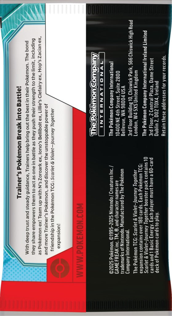 Pokémon TCG: Scarlet & Violet - Journey Together - Sleeved Booster