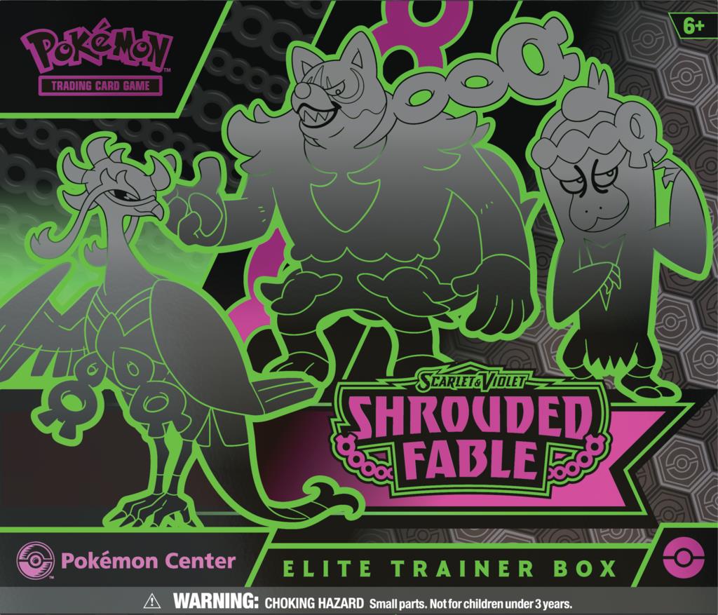 Pokemon TCG: Scarlet & Violet 6.5 - Shrouded Fable Elite Trainer Box - ETB