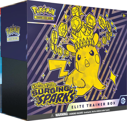 Pokémon TCG: Scarlet & Violet - Surging Sparks - Elite Trainer Box - ETB