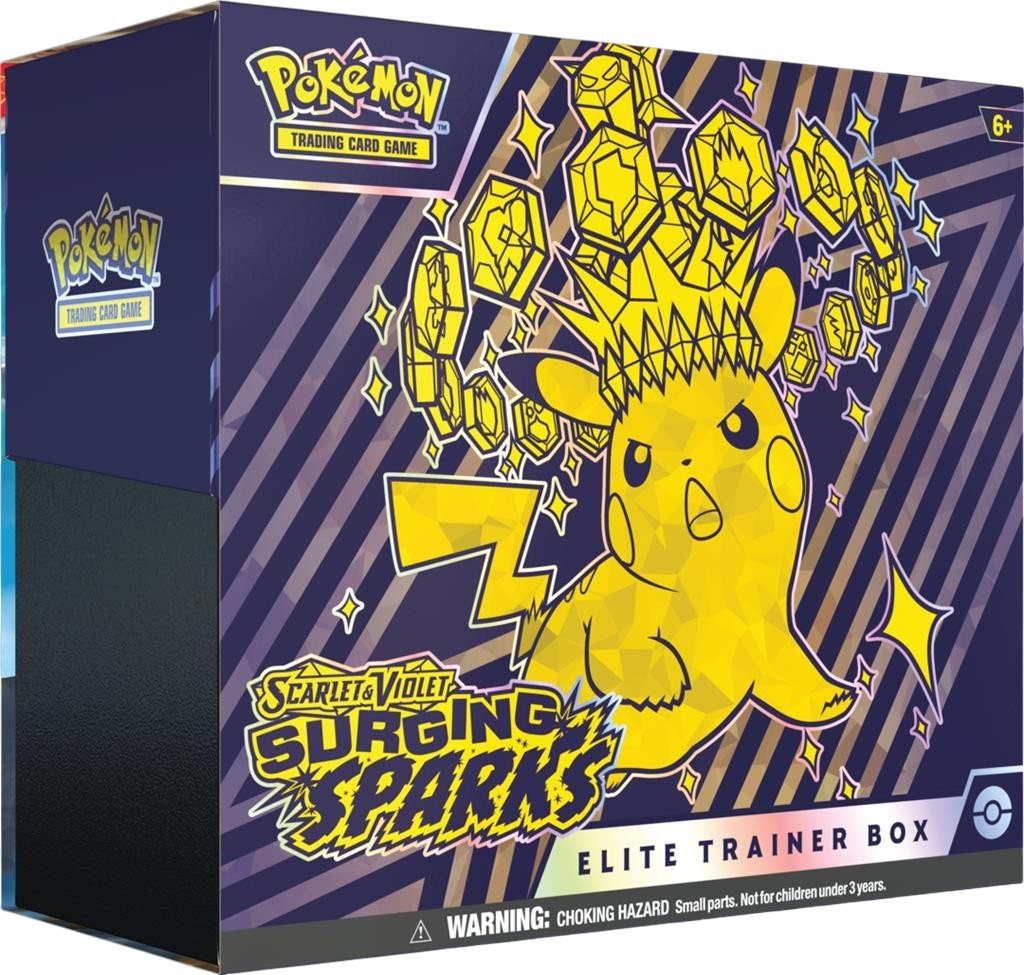 Pokémon TCG: Scarlet & Violet - Surging Sparks - Elite Trainer Box - ETB