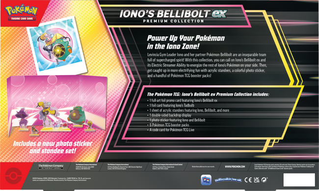Iono's Bellibolt Ex Premium Collection 