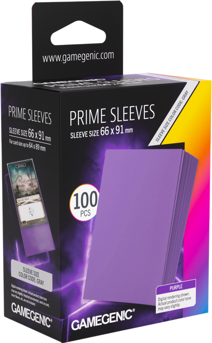 Prime Sleeves Purple 66x91