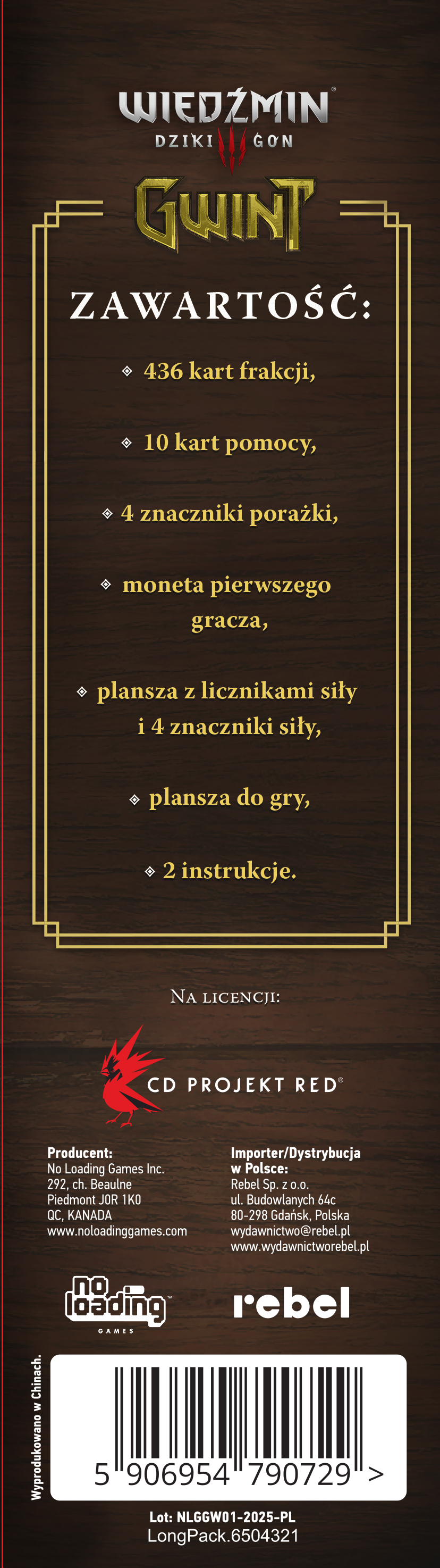 Gwent: The Legendary Card Game - Polish Edition - Rebel