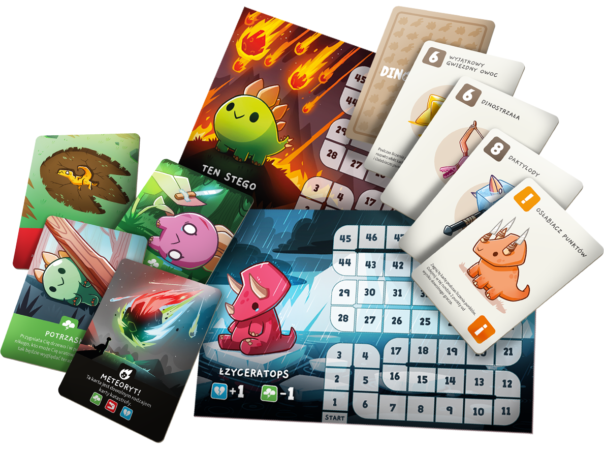 Happy Little Dinosaurs (Dinokalipsa) - Polish Edition