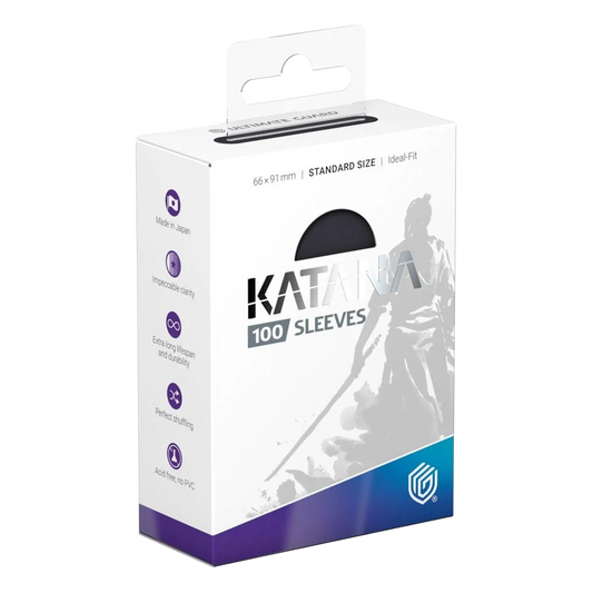 100 Ultimate Guard Katana Sleeves (Obsidian Shard)