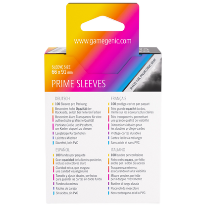 Prime Sleeves White 66x91