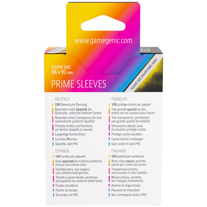 Prime Sleeves Yellow 66x91